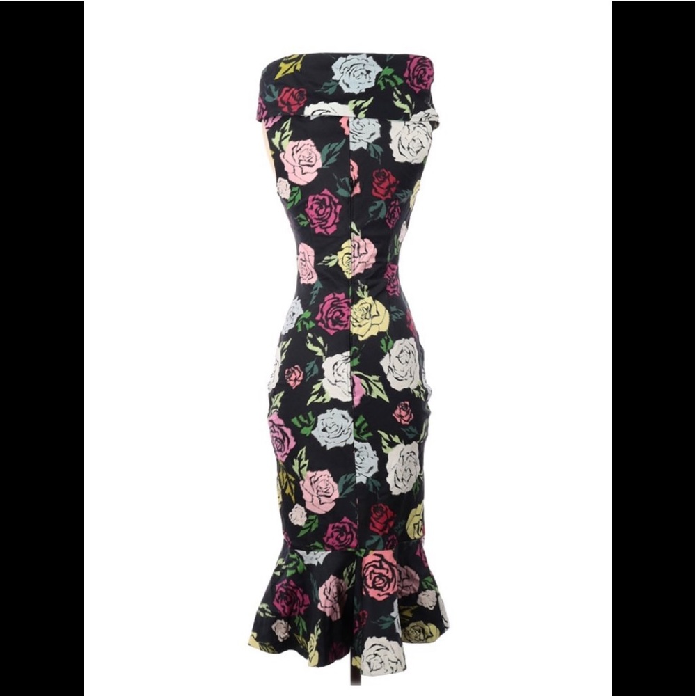 Unique Vintage Janie Bryant Bobbie Wiggle Dress - Picture 3 of 5